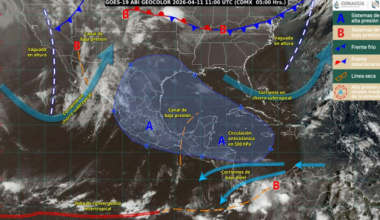 Pronostica Protección Civil lluvias acompañadas de actividad eléctrica y rachas de viento en Oaxaca