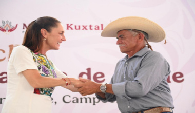 Presidenta Claudia Sheinbaum concluye gira por Campeche y Yucatán con inauguraciones en salud y educación