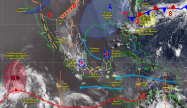 Continuarán las lluvias de intensidad variable en diversas regiones de Oaxaca