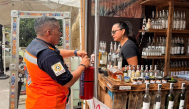 Protección Civil supervisa condiciones de seguridad en Expo Ferias de la Guelaguetza