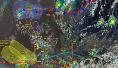 Prevén lluvias, tormentas aisladas y vientos moderados en Oaxaca