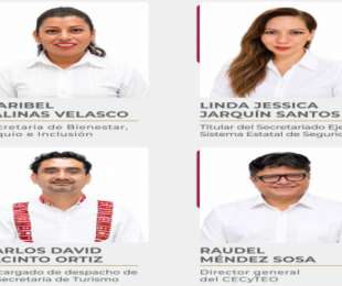 Salomón Jara designa titulares de Bienestar, SESESP, Turismo y CECyTEO