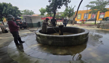 Gobierno Municipal fortalece limpieza y mantenimiento de fuentes públicas en Oaxaca de Juárez
