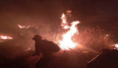 Atiende Coesfo incendios forestales en el Istmo, Costa y Sierra Sur