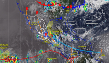 Interacción de sistemas meteorológicos favorecerá temporal de lluvias en gran parte de Oaxaca