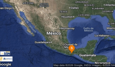 Sin afectaciones tras sismo registrado esta mañana en Miahuatlán