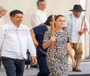 Encabezan Claudia Sheinbaum y Salomón Jara 220 aniversario del Natalicio de Benito Juárez