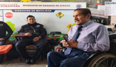 Policía Vial de Oaxaca de Juárez recibe capacitación en movilidad incluyente