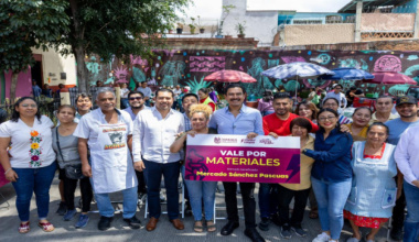 Ray Chagoya fortalece trabajo comunitario en mercados de Oaxaca de Juárez