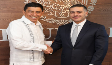 Harfuch y Salomón Jara evalúan acciones de seguridad en Oaxaca