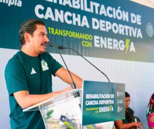 Ray Chagoya entrega rehabilitación de cancha deportiva en San Felipe del Agua