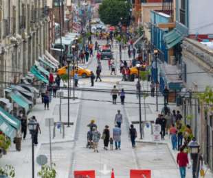 Avanza transformación del Centro Histórico de Oaxaca con obras para mejorar movilidad y seguridad
