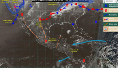Se prevén lluvias con actividad eléctrica y rachas de viento en Oaxaca