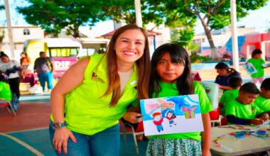 Realizan Club de Verano Vecinal en Trinidad de Viguera para promover convivencia familiar