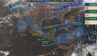 Persistirán condiciones para lluvias, chubascos y tormentas aisladas en Oaxaca