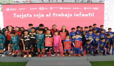 Oaxaca conmemora el Día Mundial contra el Trabajo Infantil con torneo en la Plaza de la Danza