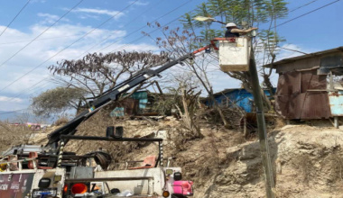 Ciudad que brilla en Oaxaca de Juárez