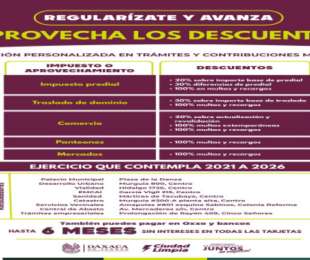Municipio de Oaxaca de Juárez mantiene descuentos en contribuciones municipales