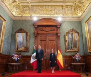 Presidenta Claudia Sheinbaum recibe en Palacio Nacional al Rey Felipe VI