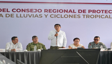 Para prevenir riesgos y cuidar a la ciudadanía, instala Gobierno del Estado Consejo Regional de Protección Civil en Loma Bonita
