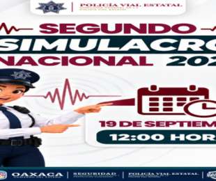 Policía Vial Estatal reforzará la seguridad vial durante el 2º Simulacro Nacional 2026