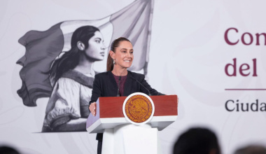 Presidenta Claudia Sheinbaum resalta reducción de 44% en los homicidios dolosos a nivel nacional; representan 38 homicidios diarios menos