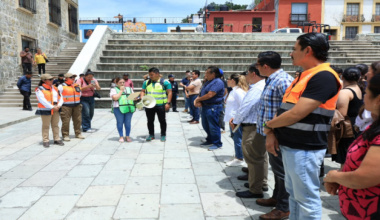 Oaxaca de Juárez participa en el Segundo Simulacro Nacional 2026