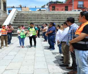 Oaxaca de Juárez participa en el Segundo Simulacro Nacional 2026